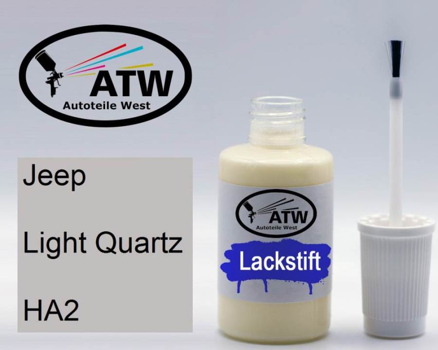 Jeep, Light Quartz, HA2: 20ml Lackstift, von ATW Autoteile West.